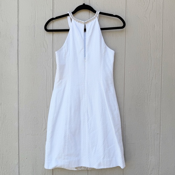 Lilly Pulitzer Pearl Shift White Dress Size 0 - Picture 7 of 7